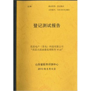 “荏原火焰畫(huà)像處理軟件V1.0”登記測(cè)試報(bào)告